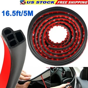 Tira de sello de puerta de coche en forma de L para Ford 5M capó borde maletero goma resistente al clima EE. UU. - Imagen 1 de 8