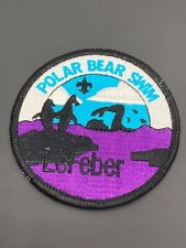 Lefeber North Woods Camp Bsoa Boy Scouts Uniform Polar Bear Swim Round Patch