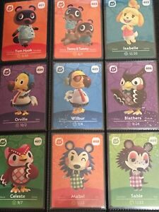 Animal Crossing Amiibo Cards Series 5 - ENGLISH - MINT - NEVER SCANNED!