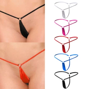 5er Pack Mini Micro Tanga G-Strings Höschen Slips Sexy Solide Unterwäsche Panty - Bild 1 von 7