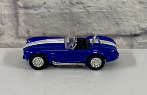 *BRAND NEW* Welly Diecast Car 1965 Shelby Cobra Mustang 427 SC Blue 4 Inch - Picture 1 of 6