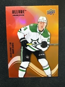 22-23 UD Allure Hockey Color Flow Red-Orange SF-30 Roope Hintz