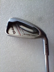 Ping Karsten  Single 6 Iron Right Handed 37.5" Black Dot Steel Reg Flex   3442 - Picture 1 of 5