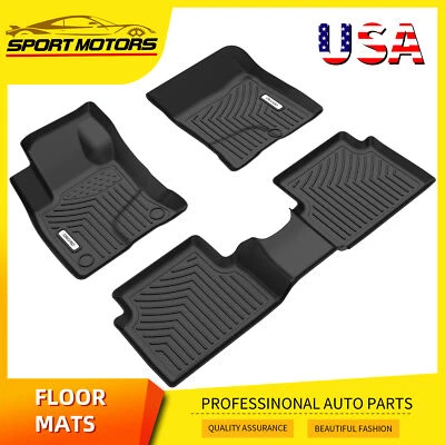 3D Molded Floor Mats for 2022-2025 Ford Maverick TPE All-Weather Floor Liner Foto 1 de 4