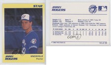 1990 Star Knoxville Blue Jays Jim Rogers Jimmy Rogers #16