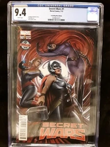 CGC 9.4 Secret Wars # 1 Adi Granov Traveling Man Variant NM (2015) - Picture 1 of 6