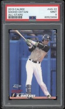 PSA 9 Shohei Ohtani 2013 Calbee All Stars #AS-22 Rookie RC MINT