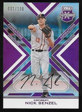 2016 Panini Elite Extra Aspirations Purple #2 Nick Senzel Autograph #031/100