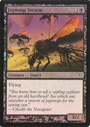 MTG - Worldwake - Jagwasp Swarm - 2X - Foil - NM - Image 1 of 1
