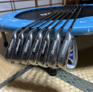 Cleveland CG-C Iron Set 5-Pw-Sw Flight Speed Steel Shaft Stiff flex - Picture 1 of 6