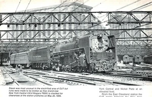 New York Central Niagara 6000 Lok Cleveland Union Term. Vintage Mag Auszug - Bild 1 von 1