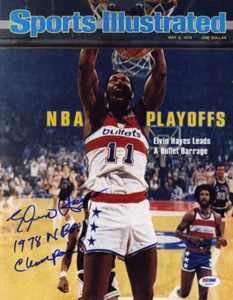 Elvin Hayes SIGNED 11x14 SI Cover Photo + 1978 NBA Champion PSA/DNA AUTOGRAPHED - Picture 1 of 1