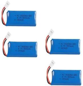 4pcs baterías lipo 3.7v 500mAh para Rc Drones HUBSAN X4 H107L H107C H107D H107