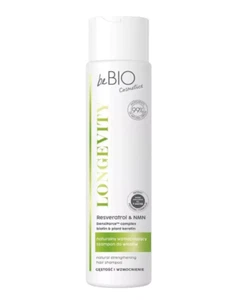 BeBio Cosmetics Longevidad, Champú Capilar Fortalecedor Natural, 300 ml - Imagen 1 de 6