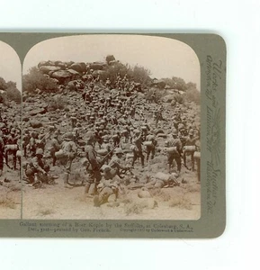 B7707 Burenkrieg, Galanter Sturm auf eine Burenkopje, Colesberg, Südafrika D - Bild 1 von 2