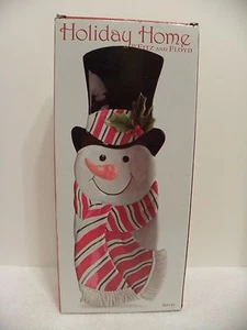 2007 Fitz and Floyd - Piatto servizio pupazzo di neve snack terapia o decorazione parete - Foto 1 di 4