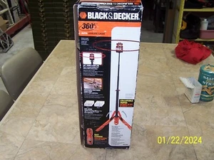 Black & Decker 360 Degree Auto Leveling Lazer W/Tripod To 5' Tall - Picture 1 of 2