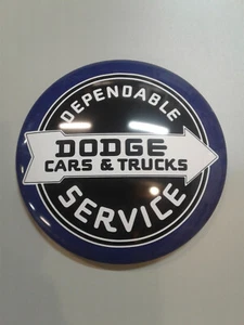 DODGE BUTTON SIGN - Picture 1 of 1