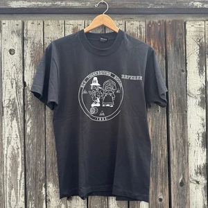 Camiseta Árbitro de Acción de Gracias Fútbol AYSO Años 90 De Colección Pantalla Estrellas Hecha en EE. UU. - Imagen 1 de 8