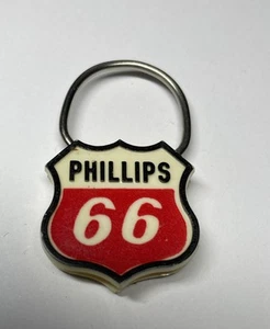 Vintage Phillips 66 Key Ring Chain Advertising PAULS 66 SERVICE MONTEBELLO CALIF - Picture 1 of 6