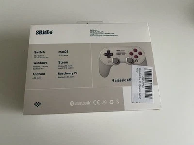 8BitDo Pro 2 Wireless Bluetooth Controller – Hall Effect – G Classic – New - Image 1 of 2