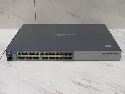 HP J9021A ProCurve 2810-24G 24-Port Managed Network Switch w/ Ear Racks - Image 1 of 4