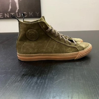 PF Flyers Gamuza Oliva Unisex Camisetas Altas - 10W/8.5 M Foto 1 de 4