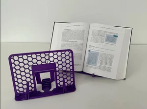 Portable 3D Printed Foldable Stand for Books Tablets | Compact Desk Organizer - Picture 1 of 11