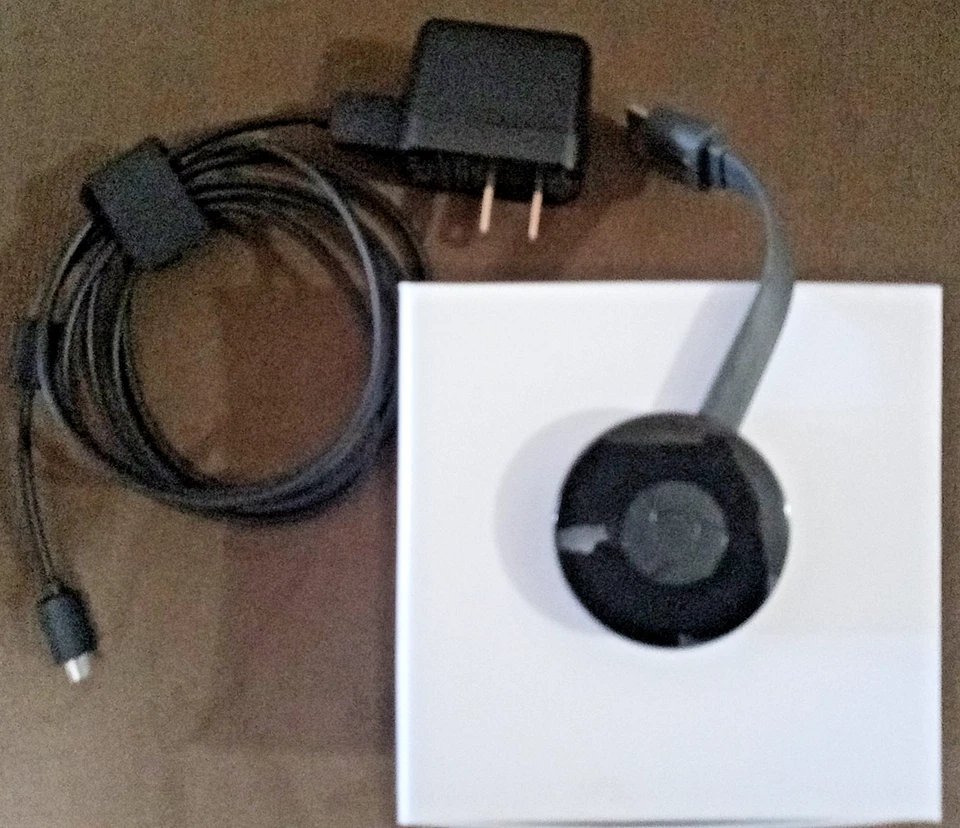 Google Chromecast 2nd Generation 1080p Portable Media Streamer WITH ADAPTER - Image 1 of 1