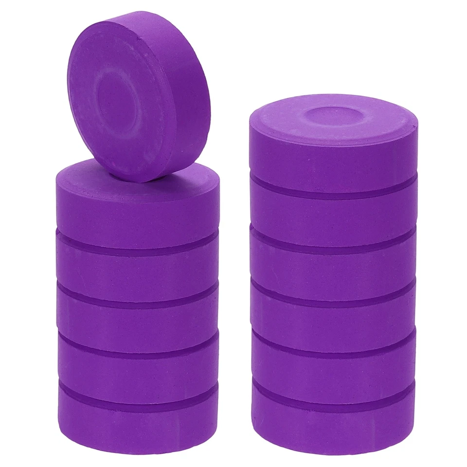 12 Pcs Washable Tempera, 2.3"x0.7" Large Tempera Paint Cakes, Purple Foto 1 de 4
