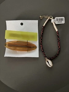 Brand New Free People Anklet & Clips - Picture 1 of 1