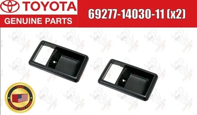 Juego de bisel de puerta interior diestro y derecho OEM JDM genuino Toyota Corolla cupé CP AE86 MR2 Foto 1 de 4