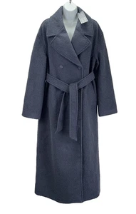 Jack Wills Tailored Trench Coat, Womens Coat UK Size 10, Grey, New - Picture 1 of 12