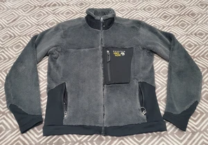 Mountain Hardwear Jacke Herren Medium Polartec Fleece Flor Full Zip Freizeit Taschen - Bild 1 von 11