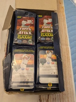 (18) 2011 Topps Baseball Card Game Attax Factory Sealed Packs - 30 Card Packs - Image 1 of 4