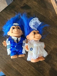 Bar Mizwa 6 Zoll Russ Soft Troll Puppen - Junge und Mädchen Set - Bild 1 von 5