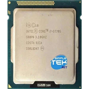 Intel Core i7-3770S SR0PN 3,10GHz Max 3,90GHz 4C/8T 65W TDP CPU LGA1155 1155 - Picture 1 of 3