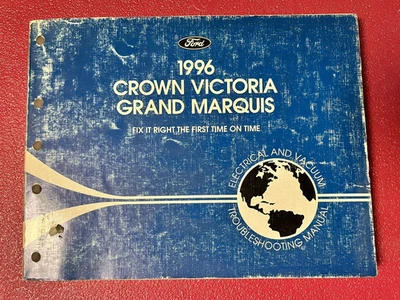 Ford Crown Victoria & Mercury Grand Marquis 1996 manual de taller eléctrico y aspirador Foto 1 de 2
