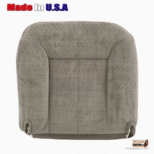 1995 1996 1997 1998 1999 GMC Sierra Front Driver Bottom Cloth Seat Cover Tan - Picture 1 of 8