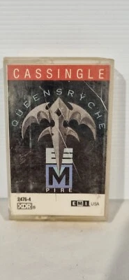 QUEENSRYCHE Empire 1990 CASSINGLE TAPE HARD ROCK RARE YELLOW CASSETTE  - Image 1 of 4