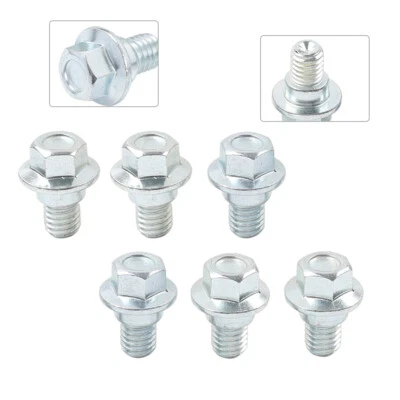 Fork Guard Bolts 6pcs For Suzuki RM 85 125 250 RMZ 250 450 DR-Z400SM — 第 1/4 张图片