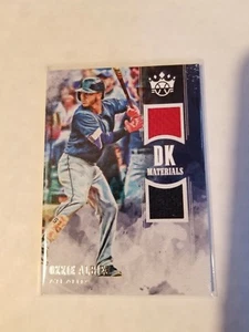 2018 Diamond Kings DK Materials Ozzie Albies Dual Jersey #DKM-OZ Braves - Picture 1 of 1