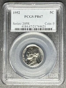 1952 Proof Jefferson Nickel PCGS PR-67, Buy 3 Items, Get $5 Off!! - Picture 1 of 2