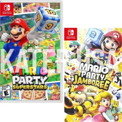 NINTENDO Mario Party Superstars + Jamboree Switch Brand New Game Bundle Special [Party]
