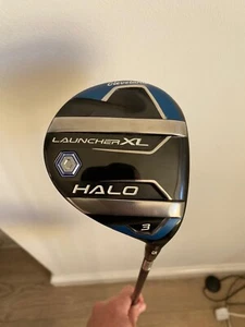 RH Cleveland Golf Halo XL Launcher 3 Wood 15 Degrees Reg Shaft Exc Cond - Picture 1 of 15