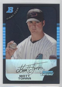 2005 Bowman Draft Chrome Refractor Matt Torra #BDP67 Rookie RC