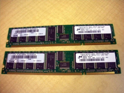 IBM 4443-9406 512MB (2x 256MB) Memory Kit (12R9283, 53P3222) - Image 1 of 3