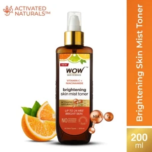 WOW Skin Science Vitamin C Skin Mist Toner with Lemon Essential Oil 200ml - Picture 1 of 4