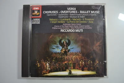 Verdi: Choruses, Overtures, Ballet Music, Riccardo Muti CD EMI Nimbus England UK - Bild 1 von 3