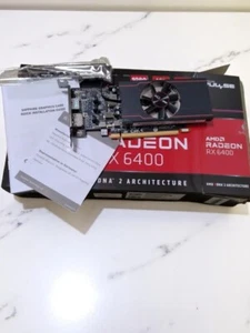 SAPPHIRE PULSE Radeon RX 6400 GAMING 4GB Grafikkarte GPU GDDR6 ATX  - Bild 1 von 9